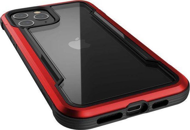 X-doria X-Doria Raptic Shield - Etui aluminiowe iPhone 12 Pro Max (Drop test 3m) (Red) uniwersalny 1