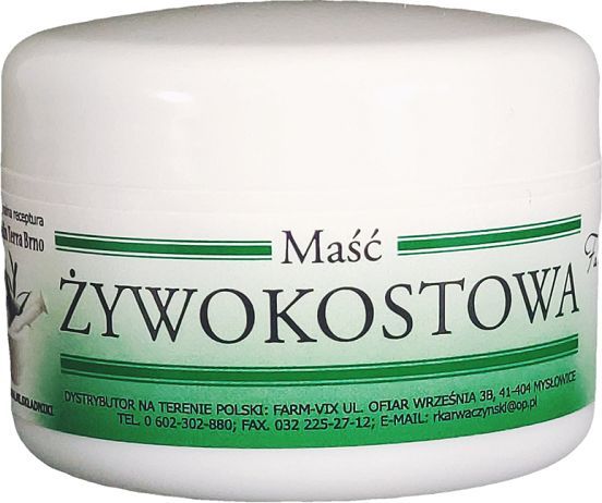 Farm-Vix Maść Żywokostowa 50Ml Farmvix Żywokost Lekarski Diabelski Czarci Pazur Petrolatum Symphytum Officinale 1