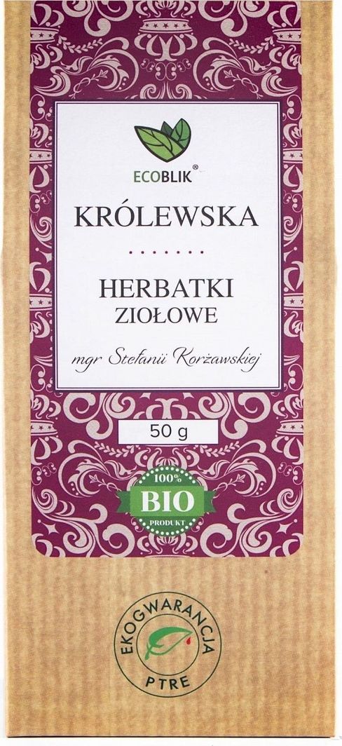 Ecoblik Królewska Herbatka Ziołowa 50G Ecoblik Liść Pokrzywy Kwiat Krwawnika Liść Mniszka Kwiat Nagietka 1