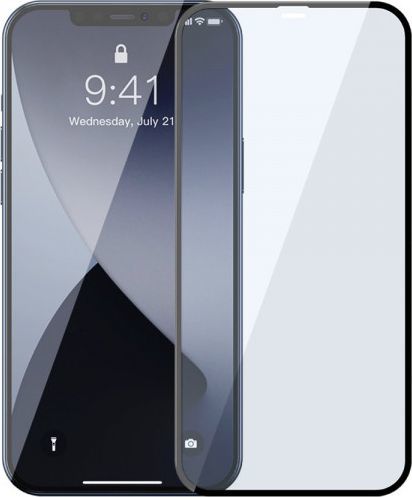 Baseus Szkło hartowane z filtrem światła niebieskiego 0.3mm Baseus Apple iPhone 12 Pro Max (2szt.) 1