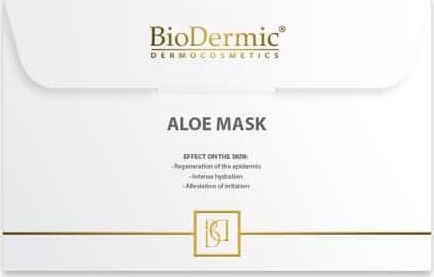 Biodermic  BioDermic Aloe Maska na twarz na tkaninie z aloesem 25ml 1