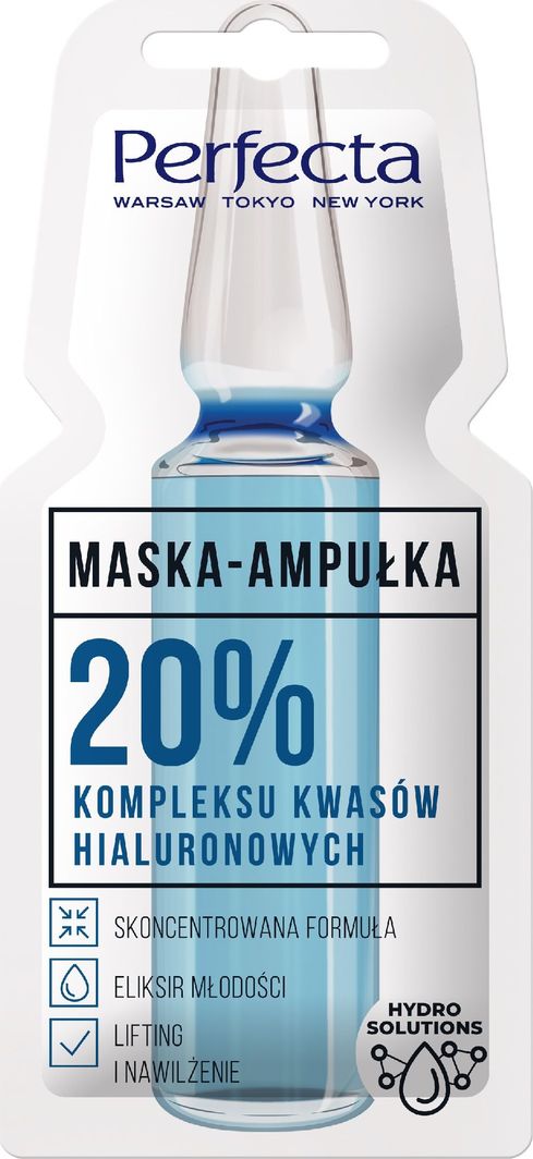 Perfecta Maska ampułka 20% kompleksów kwasów hialuronowych 8ml 1