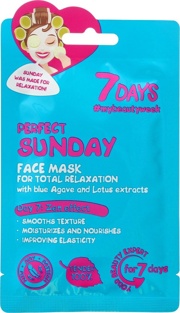 Vilenta VILENTA 7 Days Maska na twarz relaksująca Perfect Sunday 28g 1