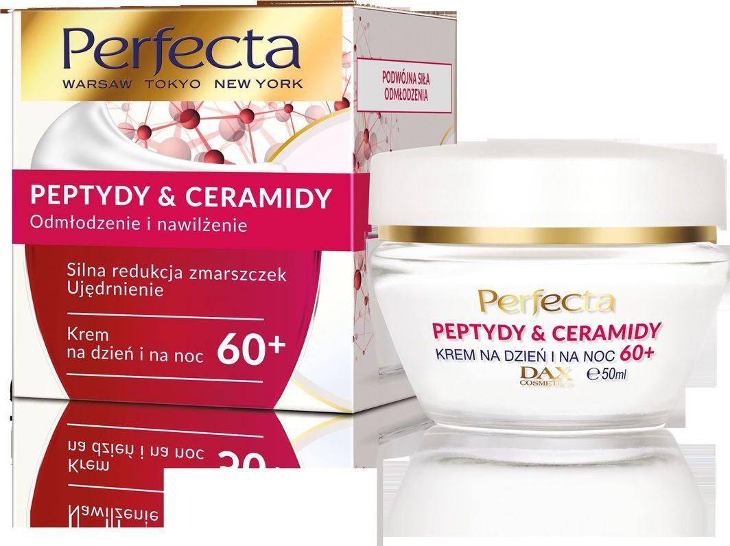 Perfecta Peptydy & Ceramidy 60+ Krem silna redukcja zmarszczek i ujędrnienie 1