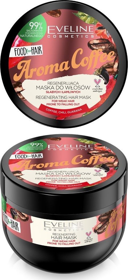 Eveline Eveline Food for Hair Aroma Coffee Maska do włosów słabych i łamliwych - regeneracja i wzmocnienie 500ml 1