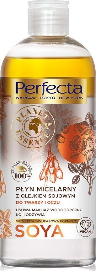 Perfecta Planet Essence Płyn Micelarny Do Twarzy i Oczu Soja 400 ml 1