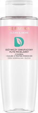 Dermika  Clean & More Dwufazowy Płyn Micelarny Cera Normalna i Sucha 400 ml 1