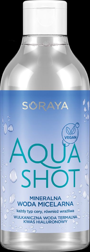 Soraya Aqua Shot Mineralna Woda Micelarna Do Twarzy 400 ml 1