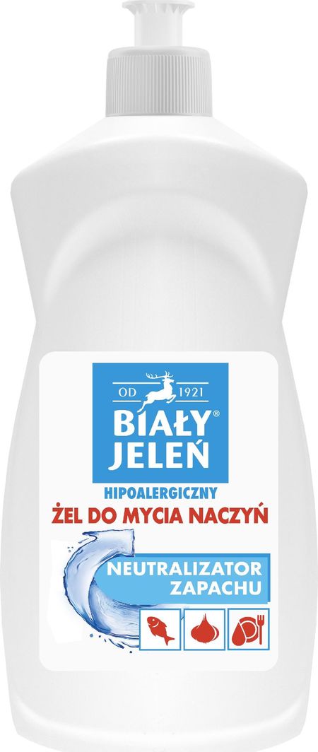 Biały Jeleń Biały Jeleń Żel do mycia naczyń hipoalergiczny - Neutralizator zapachów 500ml 1