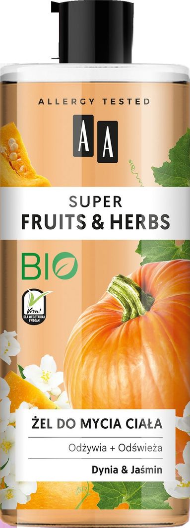 AA Super Fruits & Herbs żel dynia i jaśmin 1
