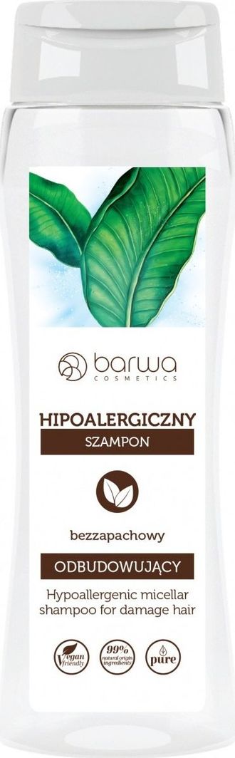 Barwa Hipoalergiczna Szampon odbudowujący bezzapachowy 400ml 1