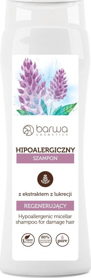 Barwa Hipoalergiczny szampon regenerujący z ekstraktem z Lukrecji 1