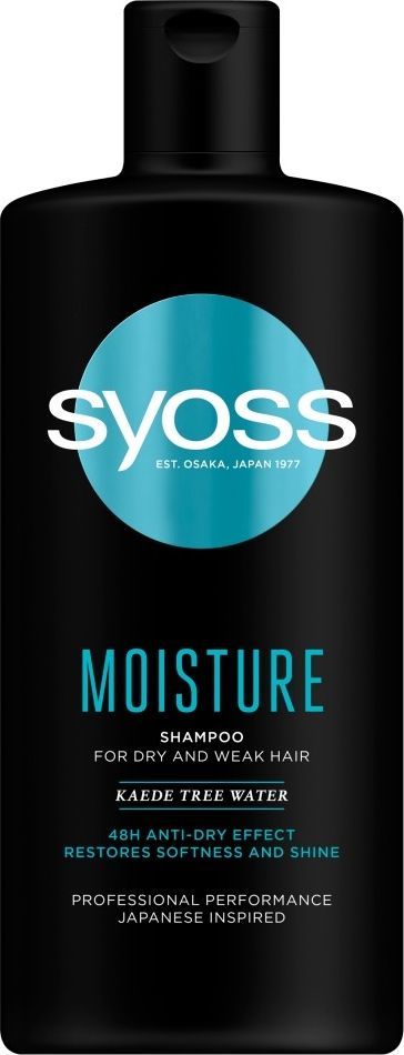Syoss Moisture Szampon nawilżający do włosów suchych i osłabionych 1