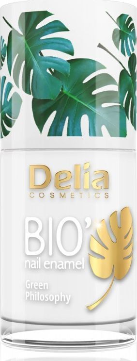Delia Delia Cosmetics Bio Green Philosophy Lakier do paznokci nr 602 White 11ml 1