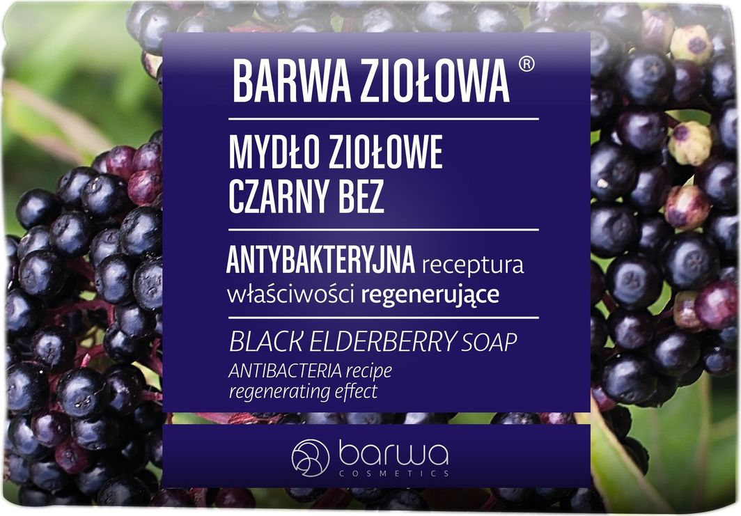 Barwa Mydło ziołowe czarny bez 1