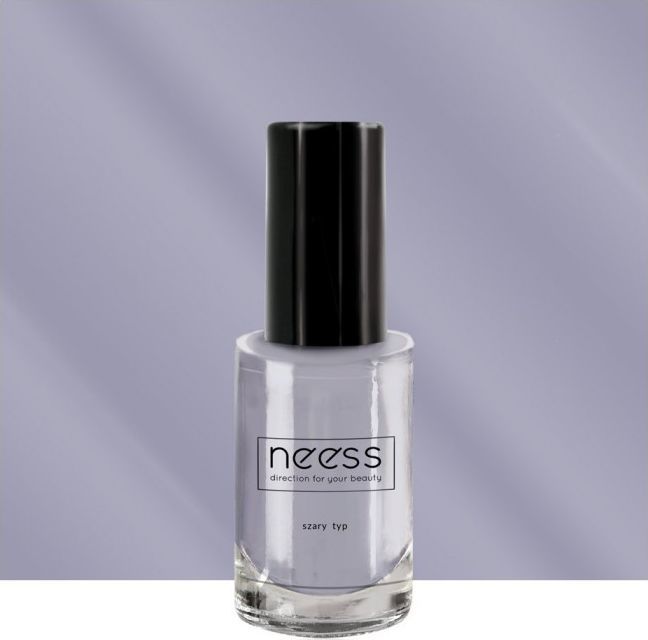 NEESS NEESS Lakier do paznokci klasyczny (7561) szary typ 5ml 1