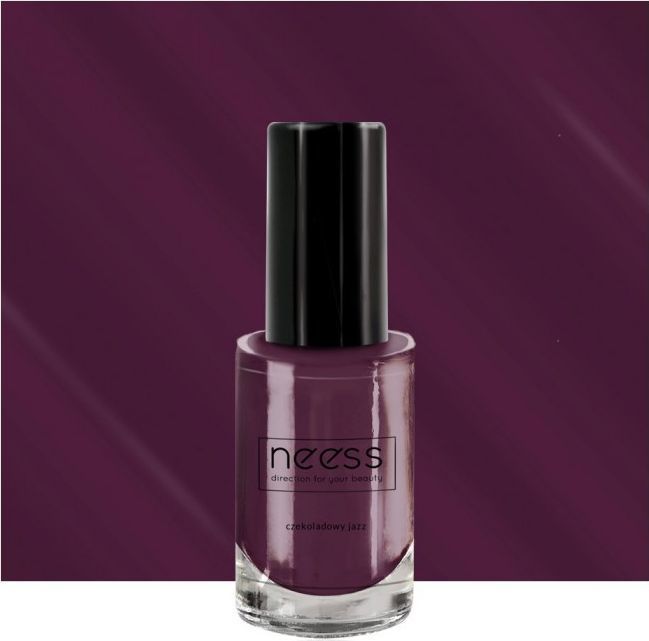 NEESS NEESS Lakier do paznokci klasyczny (7595) czekoladowy jazz 5ml 1