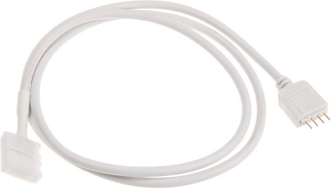 Aqua Computer Kabel przedłuzający 4pin, 70cm, biały (53148) 1