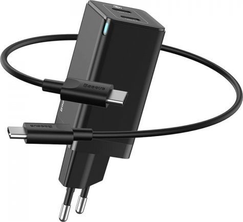 Ładowarka Baseus GaN2 C+C 2x USB-C 3 A (CCGAN-M01) 1