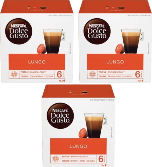Nescafe NESCAFE DOLCE GUSTO Lungo 3x16 48 kapsułek 1