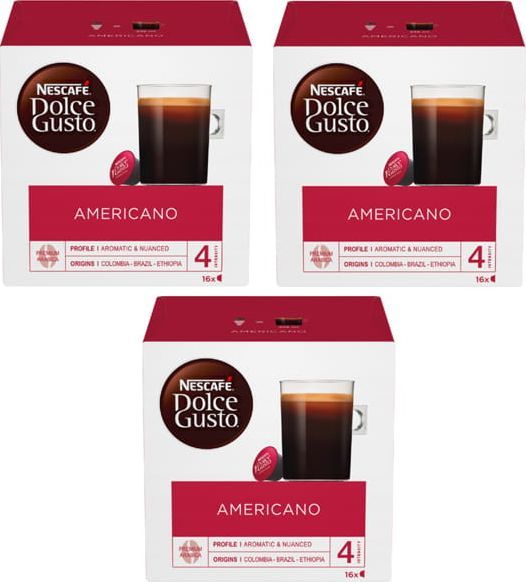 Nescafe NESCAFE DOLCE GUSTO Americano 3x16 48 kapsułek 1