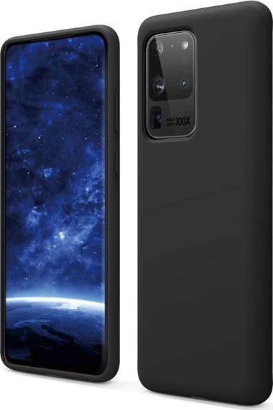 Alogy Etui silikonowe Alogy slim case do Samsung Galaxy S20 Ultra czarne + Szkło Alogy Full uniwersalny 1