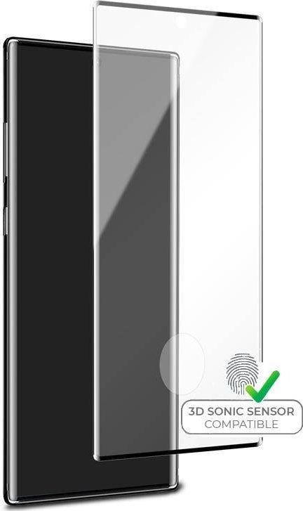Puro PURO Premium Full Edge Tempered Glass Case Friendly - Szkło ochronne hartowane na ekran Samsung Galaxy Note 10 (czarna ramka) uniwersalny 1