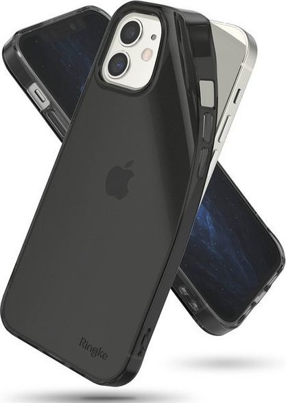 Ringke Etui obudowa Ringke Air case do Apple iPhone 12 Mini 5.4 Smoke Black + Szkło Alogy uniwersalny 1