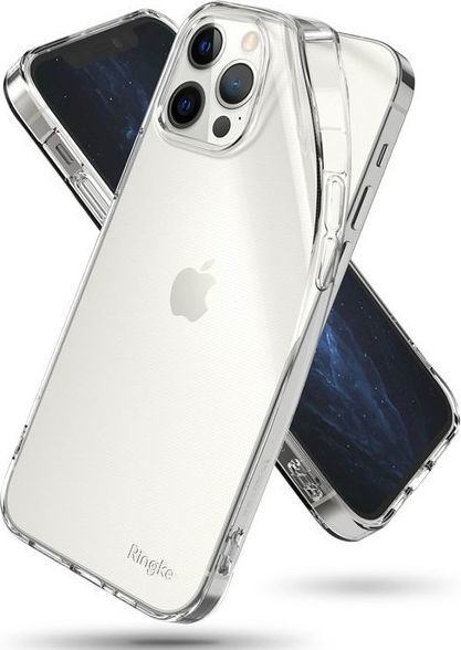 Ringke Etui obudowa Ringke Air do Apple iPhone 12/ 12 Pro 6.1 Clear + Szkło Alogy uniwersalny 1