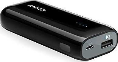Powerbank Anker Anker Astro E1 6700mAh, zewnętrzna bateria Ładowarka USB z PowerIQ dla iPhone 7 7+ 6s 6 Plus SE, iPad, Samsung Galaxy i inne (czarna) 1