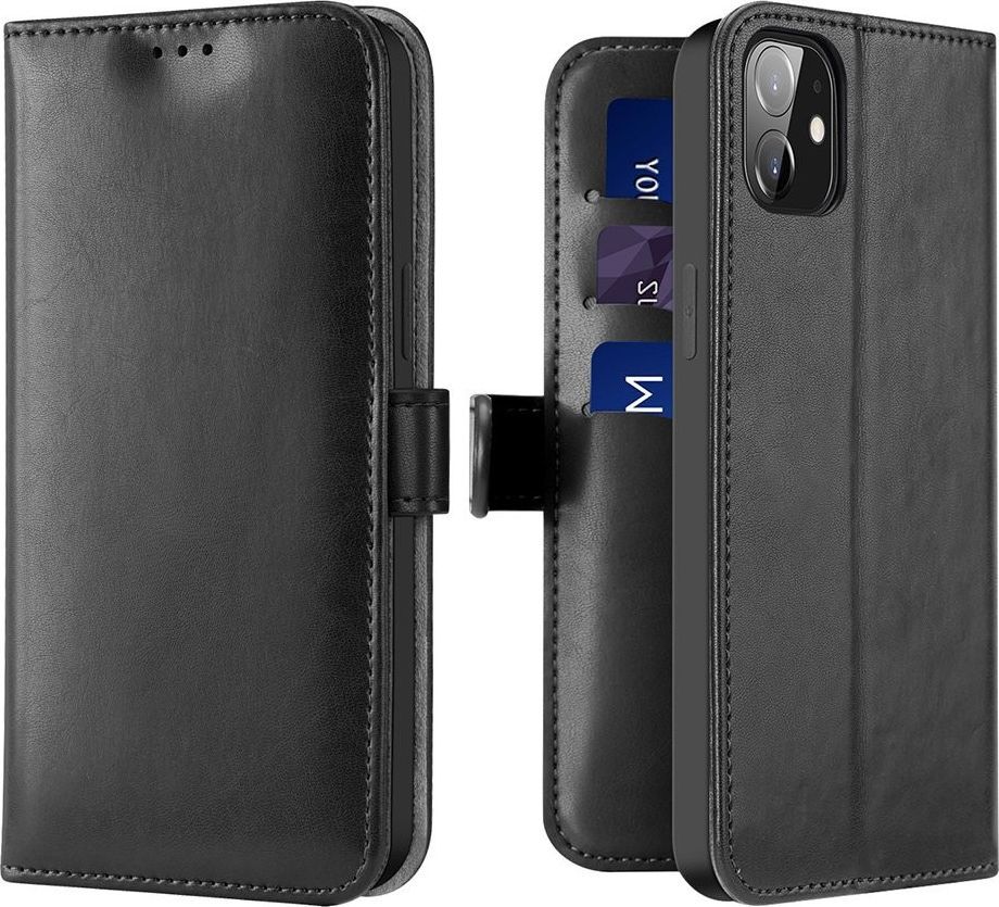 Dux Ducis Dux Ducis Kado kabura etui portfel pokrowiec z klapką iPhone 12 mini czarny 1