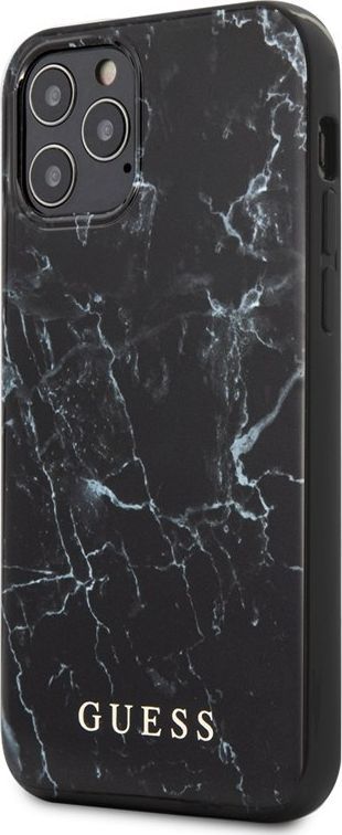 Guess GUESS HARD CASE MARBLE GUHCP12MPCUMABK IPHONE 12 / 12 PRO CZARNY 1