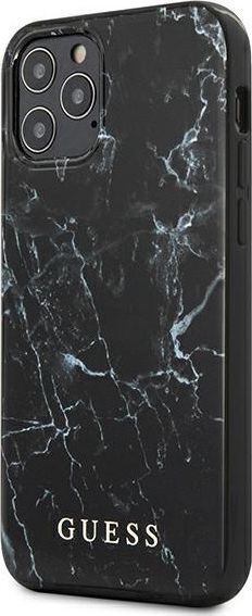 Guess Guess GUHCP12LPCUMABK iPhone 12 6,7 Pro Max czarny/black hardcase Marble 1