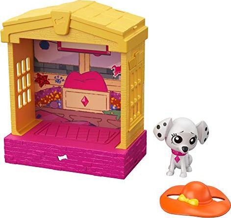 Figurka Mattel 101 Dalmatyńczyków - Dejavu z budą dla psa (GBM33) 1