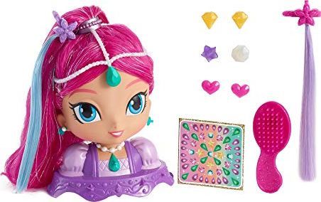 Mattel Mattel Shimmer and Shine FLV03 - zabawna fryzura Shimmer Stylinghead 1