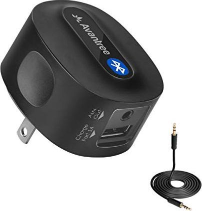 Adapter AV Avantree Avantree aptX Low Latency odbiornik Bluetooth do stereo z wtyczką, adapter bezprzewodowego odbiornika audio z kablem 3,5 mm aux cinch do strumieniowego przesyłania muzyki, system dźwiękowy HiFi - Roxa Plus 1