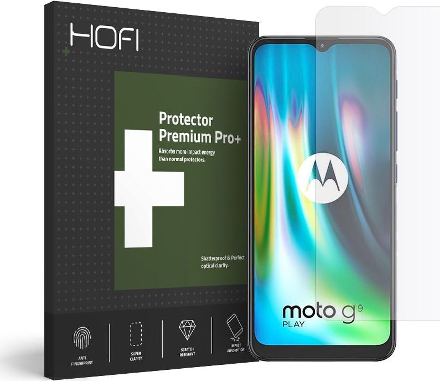 Hofi Glass SZKŁO HYBRYDOWE HOFI HYBRID GLASS MOTOROLA MOTO G9 PLAY/E7 PLUS 1