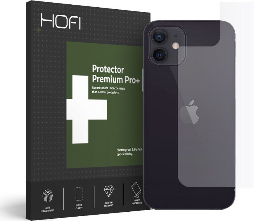 Hofi Glass SZKŁO HYBRYDOWE HOFI HYBRID PRO+ BACK PROTECTOR IPHONE 12 MINI 1