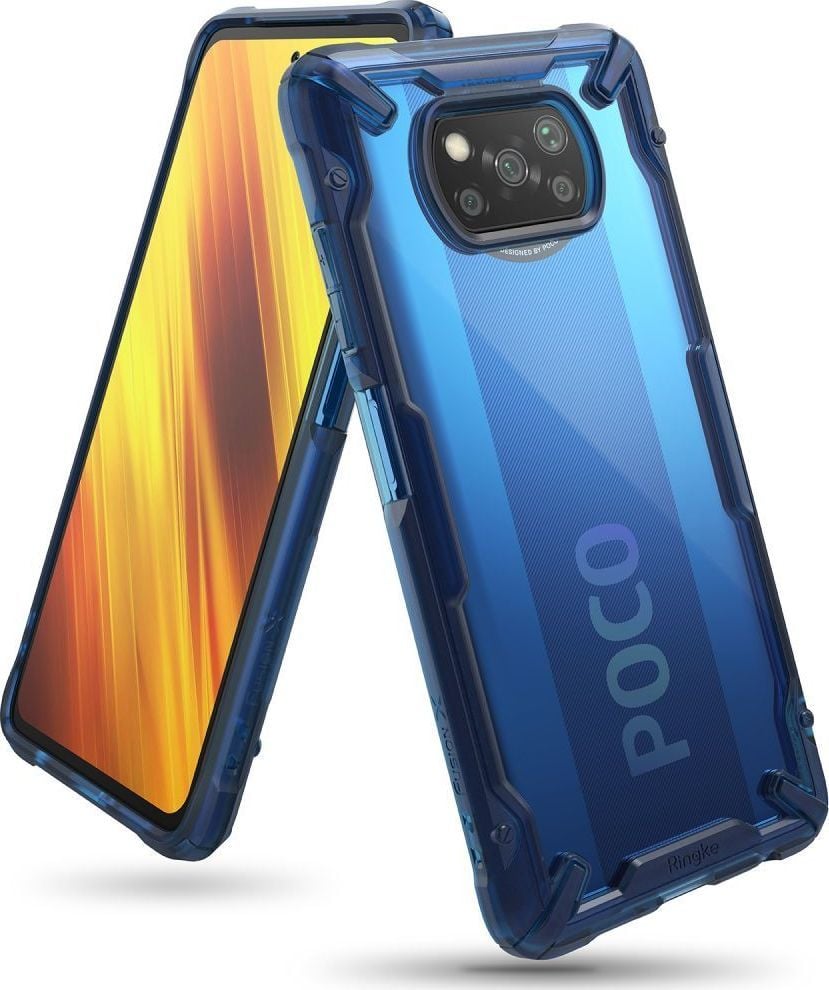 Ringke Etui do telefonu Fusion X Xiaomi Poco X3 NFC niebieski 1