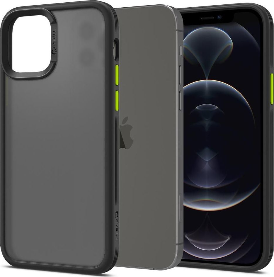Spigen SPIGEN CYRILL COLOR BRICK IPHONE 12/12 PRO BLACK 1