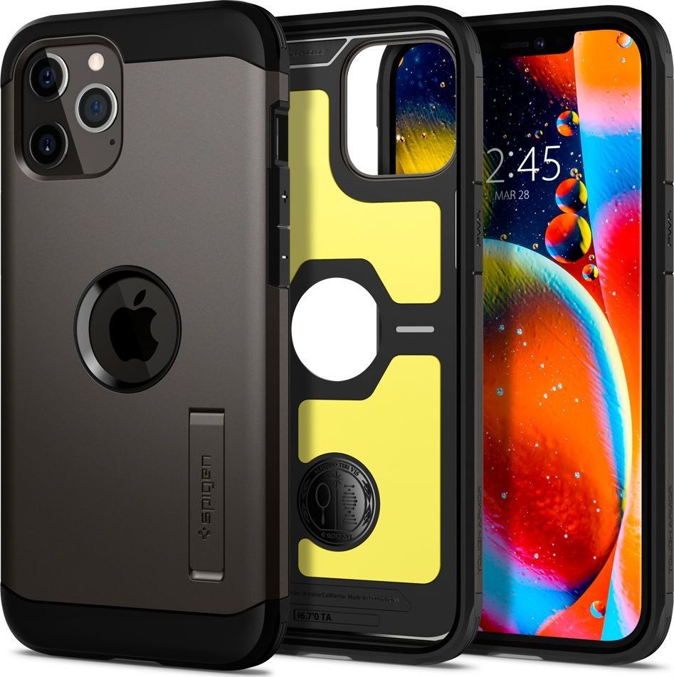 Spigen SPIGEN TOUGH ARMOR IPHONE 12 PRO MAX GUNMETAL 1
