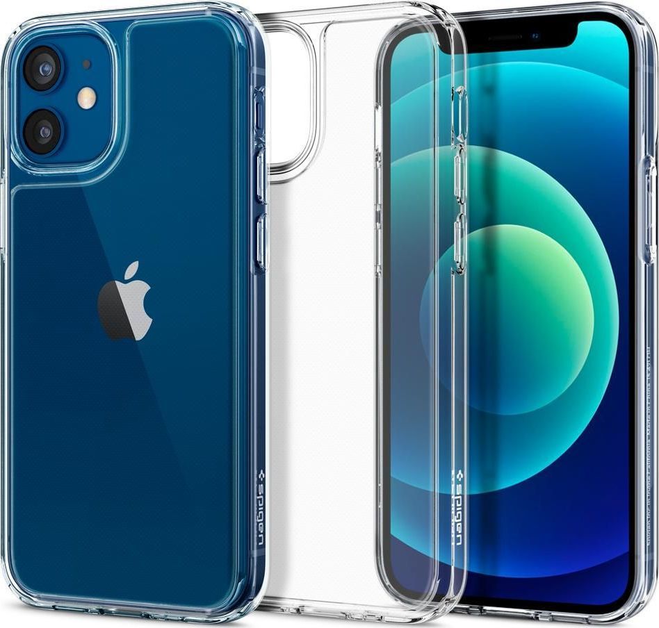 Spigen SPIGEN QUARTZ HYBRID IPHONE 12 MINI CRYSTAL CLEAR 1
