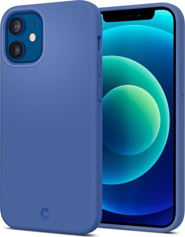 Spigen SPIGEN CYRILL SILICONE IPHONE 12 MINI LINEN BLUE 1