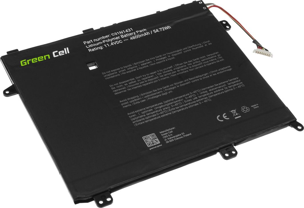 Bateria Green Cell Bateria Green Cell C31N1431 do Asus E403 E403N E403NA E403S E403SA 1