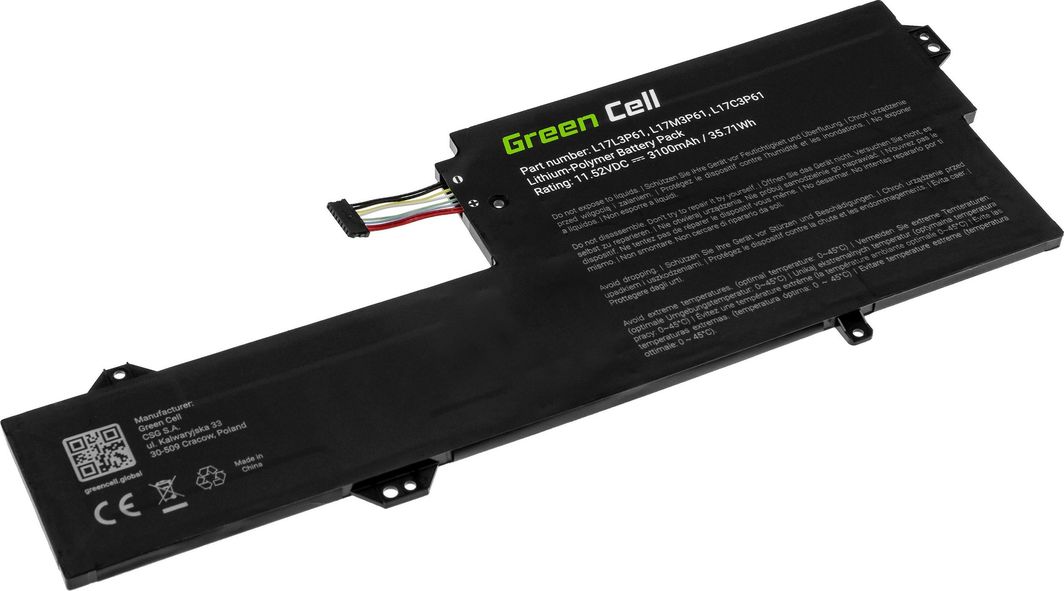 Bateria Green Cell L17C3P61 L17L3P61 L17M3P61 Lenovo (LE154) 1
