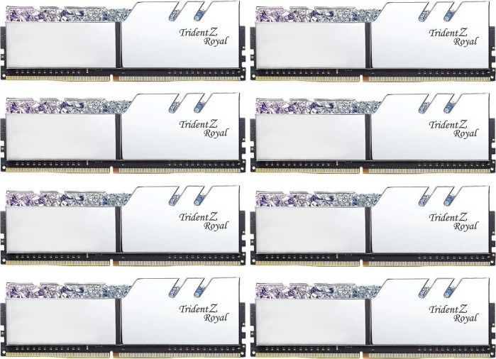 Pamięć G.Skill G.Skill DDR4 - 256 GB -3600 - CL - 18 - Octo-Kit, Trident Z Royal (silver, F4-3600C18Q2-256GTRS) 1