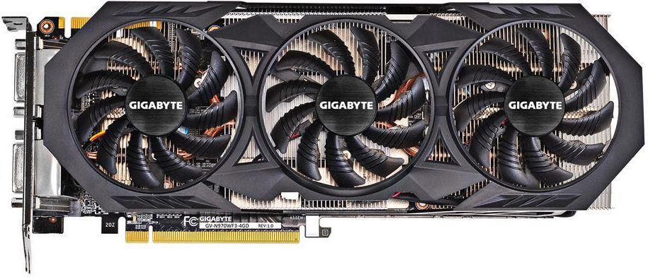 Karta graficzna Gigabyte GeForce GTX 970 4GB GDDR5 (256 bit) HDMI, 2x DVI, 3x DP (GV-N970WF3-4GD) 2