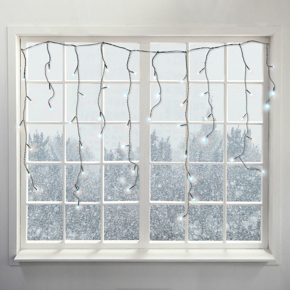 Kalėdinė girlianda-užuolaida RETLUX RXL 297 100LED CURTAIN Cold White, Timer 1