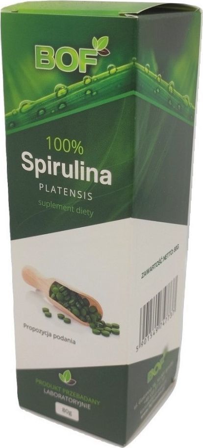 Bio Organic 100% Spirulina Platensis 80G Suplement Diety 1
