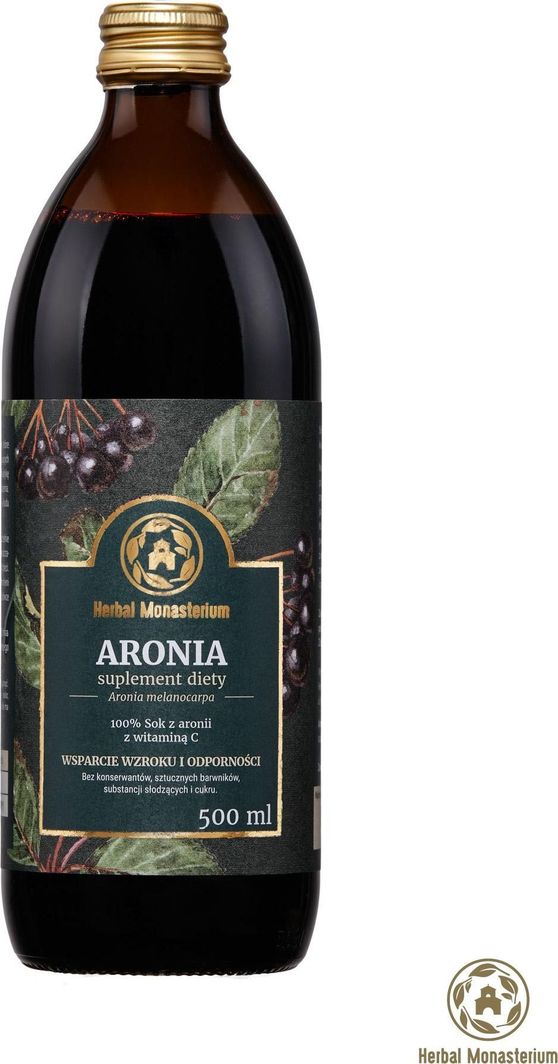 Herbal Monasterium Naturalny Sok Z Aronii 500Ml Herbal Monasterium 1